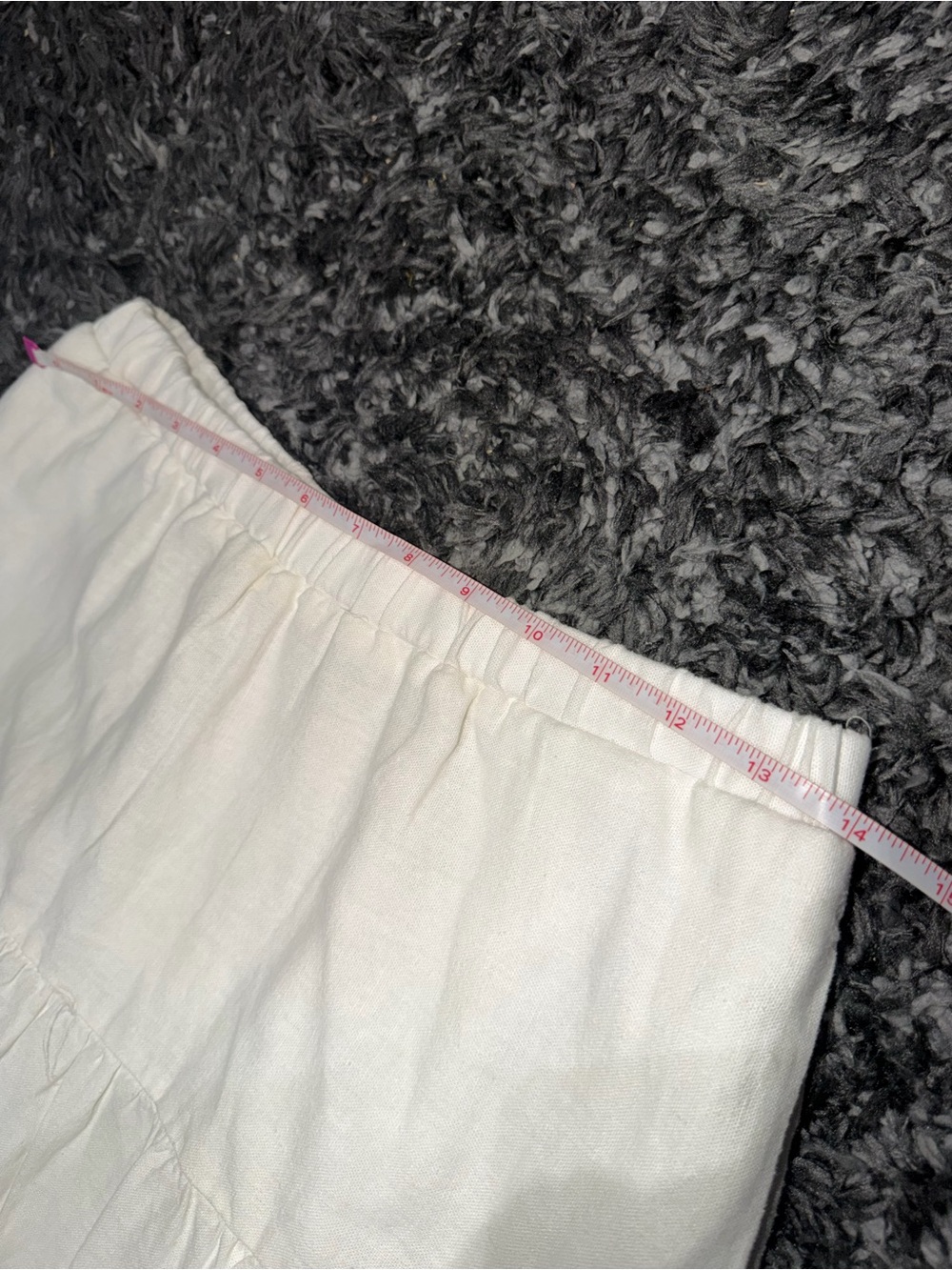 Women’s Tiered White Maxi Skirt. Size: M - Picture 2 of 7